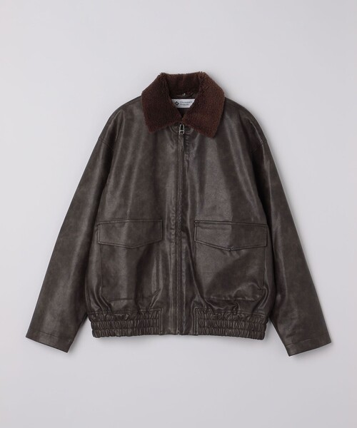 City Ambient Products（シティアンビエントプロダクツ）の「City Ambient Products: フライト ジャケット（ブルゾン・メンズ・ブラック/ブラウン・SMALL/MEDIUM/LARGE）」の6枚目の写真