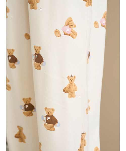 ジェラートピケ　くま　Tシャツ　ロングパンツ　ルームウエア gelato pique パジャマ ルームウェア 「ONLINE限定