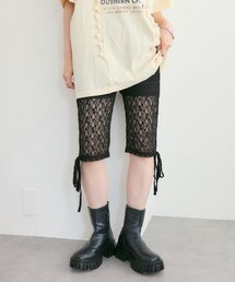 w closet | 【25AW】ロゴレースハーフパンツ(その他パンツ)