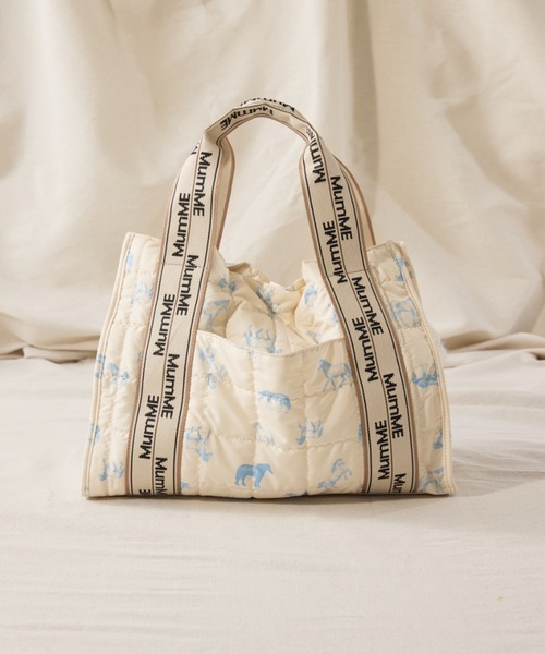 CIAOPANIC TYPY（チャオパニックティピー）の「【Qinn×MumME】ジャガードテープマルチウェイBAG（トートバッグ・レディース・アイボリー/ブラウン/イエロー・ONE SIZE）」の2枚目の写真