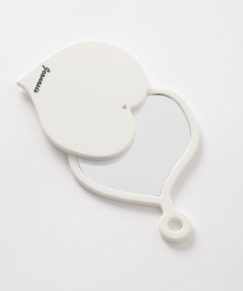 JEANASIS（ジーナシス）の「ハートミラー&クシSET/577849（手鏡/メイクミラー・レディース・ホワイト/ブラック・FREE）」の7枚目の写真