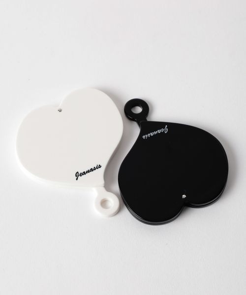 JEANASIS（ジーナシス）の「ハートミラー&クシSET/577849（手鏡/メイクミラー・レディース・ホワイト/ブラック・FREE）」の11枚目の写真