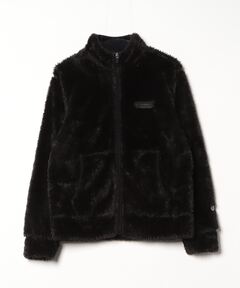LAGUA GEM CABLE KNIT FAUX FUR ブルゾン BLACK LAGUA GEM | CABLE KNIT FAUX FUR ブルゾン (ブルゾン ) |SHEL'TTER