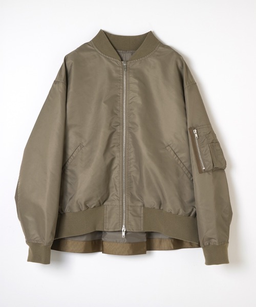 ever closet(エバークローゼット)の「撥水 MA-1 ブルゾン(ブルゾン・レディース・ブラック/カーキ・F)」の13枚目の写真