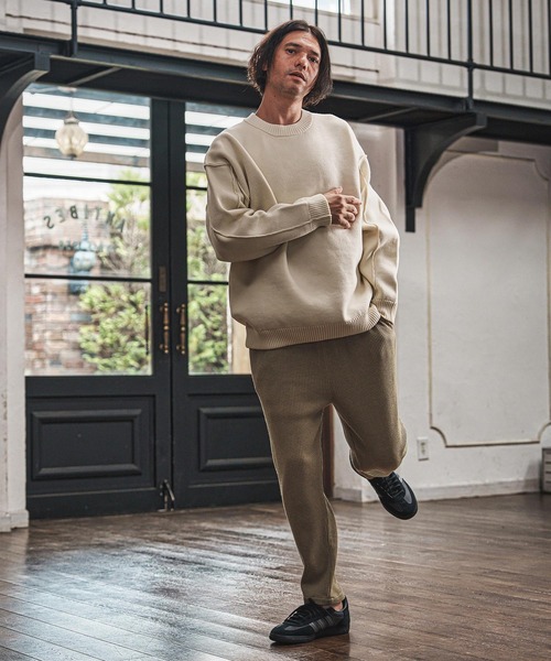 CAMBIO(カンビオ)の「mp14015- Waffle Jogger Pants ジョガーパンツ(CAM25AW-024)(その他パンツ・メンズ・カーキ/ブラック/ミックスグレー・S/M/L)」の8枚目の写真