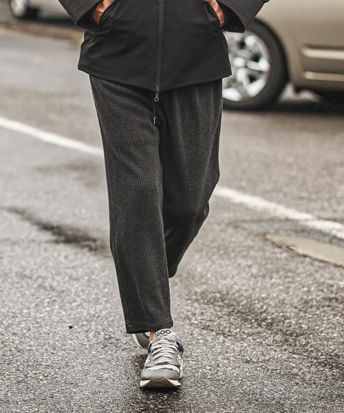 CAMBIO(カンビオ)の「mp14015- Waffle Jogger Pants ジョガーパンツ(CAM25AW-024)(その他パンツ・メンズ・カーキ/ブラック/ミックスグレー・S/M/L)」の12枚目の写真