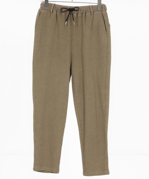 CAMBIO(カンビオ)の「mp14015- Waffle Jogger Pants ジョガーパンツ(CAM25AW-024)(その他パンツ・メンズ・カーキ/ブラック/ミックスグレー・S/M/L)」の22枚目の写真