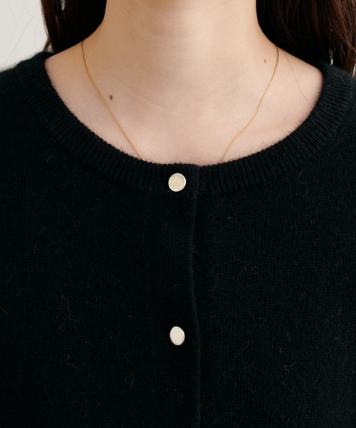 natural couture(ナチュラルクチュール)の「【ZOZO限定】クルーネックカーディガン(カーディガン/ボレロ・レディース・オフホワイト/グレー/ピンク系その他/サックスブルー/ブラック/モカ・FREE)」の20枚目の写真