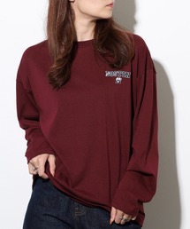 BF2 select ワイドシルエット ワンポイント刺繍ロングスリーブT