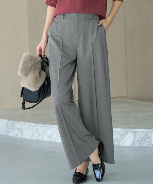 A＊Taka　any sis ビューティサーモ2WAY ANY SIS(エニィスィス)のビューティサーモ2WAYストレッチ ワイドパンツ