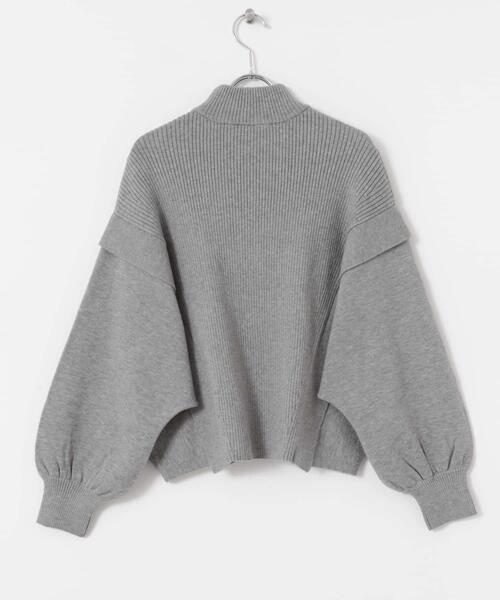 セール】『一部WEB限定カラー』ストレッチショルダータックセーター