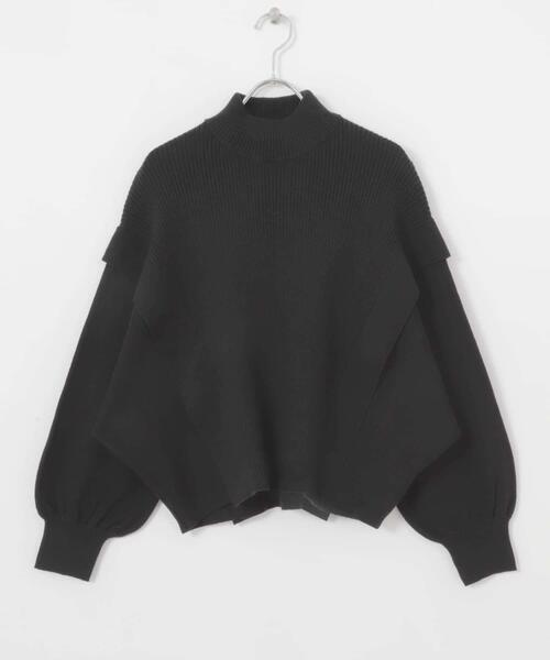 SENSE OF PLACE by URBAN RESEARCH(センスオブプレイスバイアーバンリサーチ)の「『一部WEB限定カラー』ストレッチショルダータックセーター(ニット/セーター・レディース・ブラック/オフホワイト/グレー/モカ/イエロー/レッド/ブルー・ONE)」の22枚目の写真