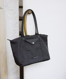 Samantha Thavasa | ナイロン×スプリットレザー カジュアルトートバッグ(トートバッグ)