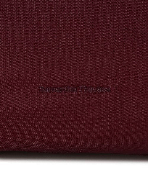 Samantha Thavasa（サマンサタバサ）の「ナイロン×スプリットレザー カジュアルトートバッグ（トートバッグ・レディース・ブラック/ベージュ/ネイビー/ワインレッド・FREE）」の16枚目の写真