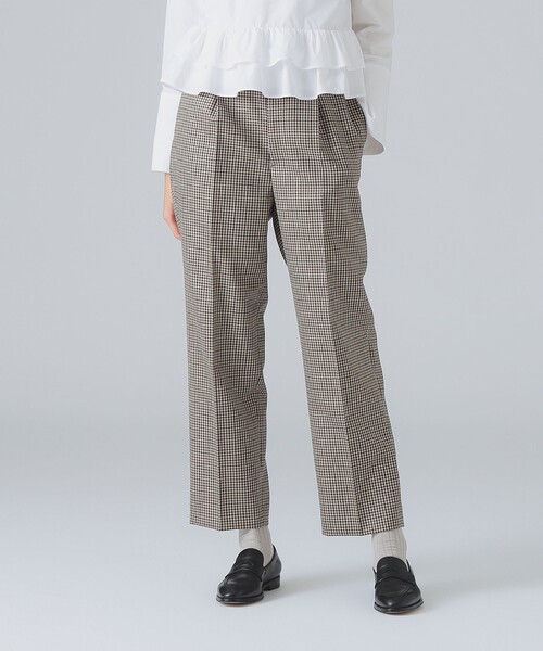 EFFE BEAMS(エッフェビームス)の「1タック パンツ(スラックス・レディース・チャコールグレー/ブラウン・36/38/40)」の17枚目の写真