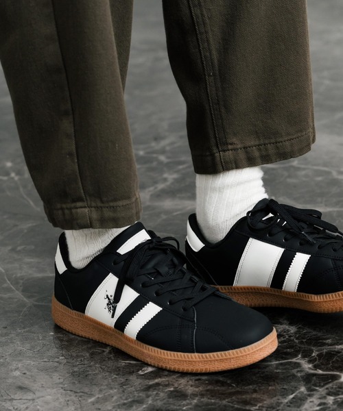 U.S. POLO ASSN.(ユーエスポロアッスン)の「U.S.POLO ASSN. ユーエスポロアッスン ワンポイントロゴ厚底クラシックローカットスニーカー(スニーカー・メンズ・ベージュ/ブラック/ホワイト・25cm/26cm/27cm)」の19枚目の写真