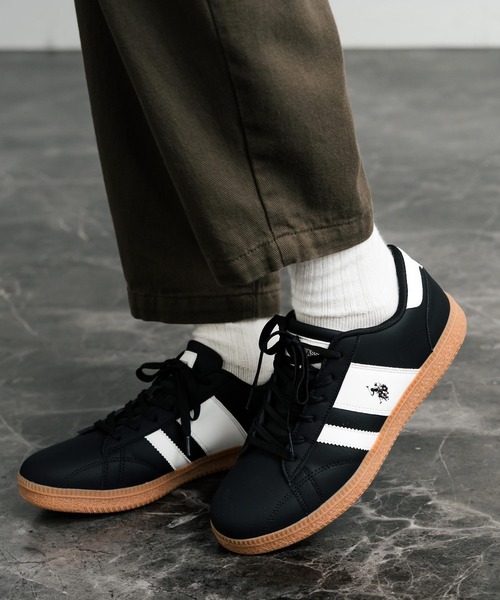 U.S. POLO ASSN.(ユーエスポロアッスン)の「U.S.POLO ASSN. ユーエスポロアッスン ワンポイントロゴ厚底クラシックローカットスニーカー(スニーカー・メンズ・ベージュ/ブラック/ホワイト・25cm/26cm/27cm)」の21枚目の写真