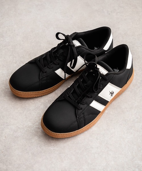 U.S. POLO ASSN.(ユーエスポロアッスン)の「U.S.POLO ASSN. ユーエスポロアッスン ワンポイントロゴ厚底クラシックローカットスニーカー(スニーカー・メンズ・ベージュ/ブラック/ホワイト・25cm/26cm/27cm)」の11枚目の写真