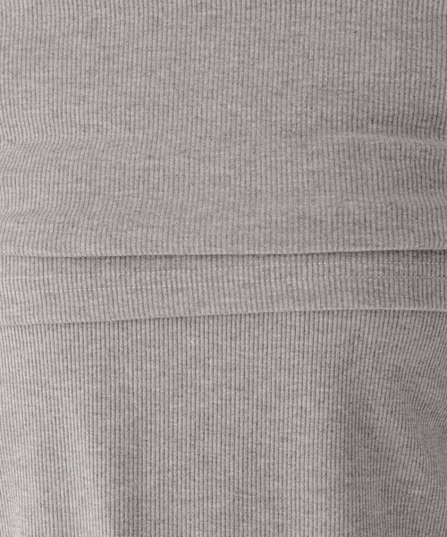 Heather(ヘザー)の「肩リボンオフショルカットソー 590332(Tシャツ/カットソー・レディース・ブラック/チャコールグレー/グレー・FREE)」の15枚目の写真