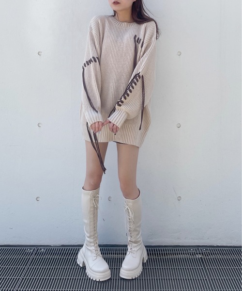 ワンピース YOON*size100 ワンピース YOON*size100 yuni - yuni 多色刺繍 草花柄 ロング