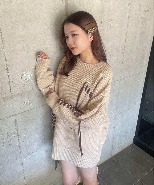 ステッチニットワンピース（ワンピース）｜one way（ワンウェイ）の