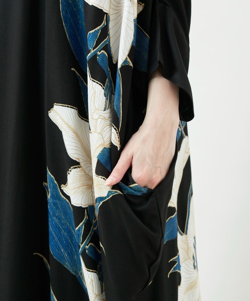 カヤ(カヤ)の「【カヤ】百合薫ワンピース(ワンピース・レディース・スミクロ/ネイビー/パープル系その他・FREE)」の12枚目の写真