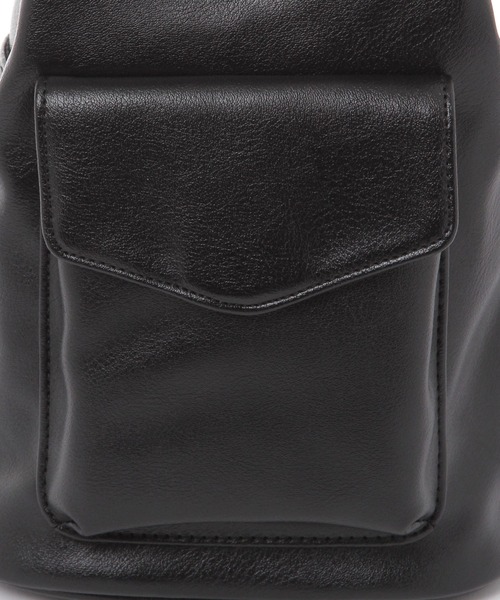 LAKOLE（ラコレ）の「フラップポケットボンサック / 577444（ハンドバッグ・メンズ・ブラック・FREE）」の6枚目の写真