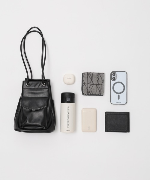 LAKOLE（ラコレ）の「フラップポケットボンサック / 577444（ハンドバッグ・メンズ・ブラック・FREE）」の15枚目の写真