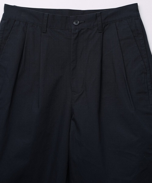 BEDWIN（ベドウィン）の「BEDWIN 8L COTTON WIDE PANTS WYLER Jr. 25SB4733（その他パンツ・メンズ・ネイビー/ホワイト・2/3）」の4枚目の写真