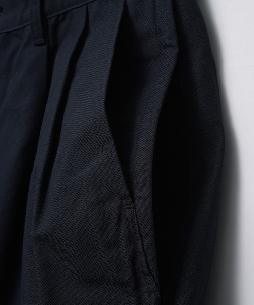 BEDWIN（ベドウィン）の「BEDWIN 8L COTTON WIDE PANTS WYLER Jr. 25SB4733（その他パンツ・メンズ・ネイビー/ホワイト・2/3）」の6枚目の写真