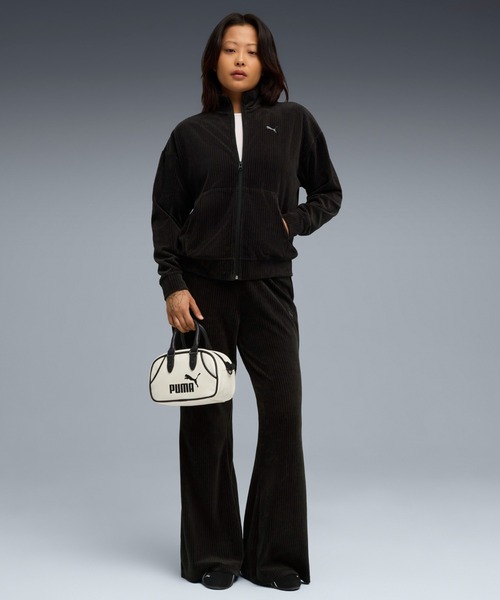 セール】PUMA プーマ ウィメンズ ベロア リブ リラックスド スーツ