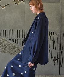 Rumche ジャケット　美品 ライダースジャケット レザージャケット 革ジャン レディース 本