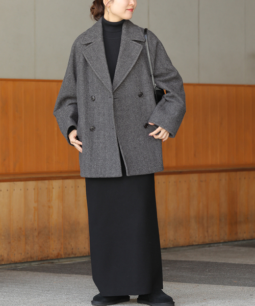 追加》尾州ウールスーパー100モッサPコート（ピーコート）｜JOURNAL