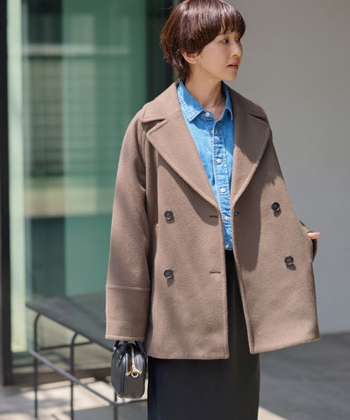 尾州ウールスーパー100モッサPコート JOURNAL STANDARD relume｜《追加予約》尾州ウールスーパー100