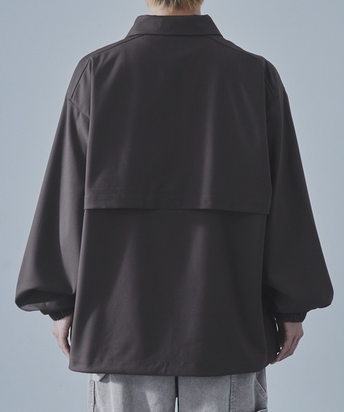 SLICK(スリック)の「【SLICK/スリック】T/R Gabardine Stretch Coach Jacket/TRギャバジンストレッチコーチジャケット/セットアップ(ブルゾン・メンズ・ブラック/チャコールグレー/ブラウン・3/1/2)」の17枚目の写真