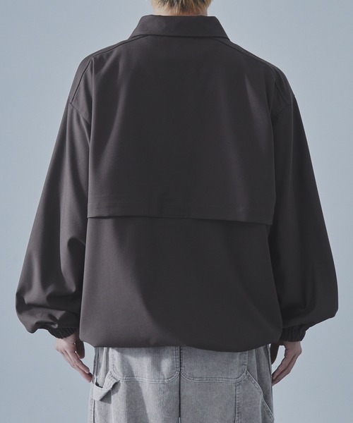 SLICK(スリック)の「【SLICK/スリック】T/R Gabardine Stretch Coach Jacket/TRギャバジンストレッチコーチジャケット/セットアップ(ブルゾン・メンズ・ブラック/チャコールグレー/ブラウン・3/1/2)」の21枚目の写真