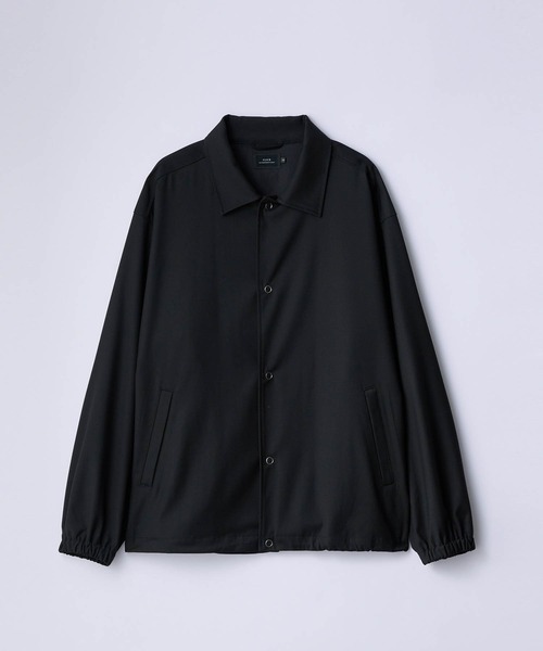 SLICK(スリック)の「【SLICK/スリック】T/R Gabardine Stretch Coach Jacket/TRギャバジンストレッチコーチジャケット/セットアップ(ブルゾン・メンズ・ブラック/チャコールグレー/ブラウン・3/1/2)」の10枚目の写真