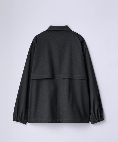 SLICK(スリック)の「【SLICK/スリック】T/R Gabardine Stretch Coach Jacket/TRギャバジンストレッチコーチジャケット/セットアップ(ブルゾン・メンズ・ブラック/チャコールグレー/ブラウン・3/1/2)」の13枚目の写真