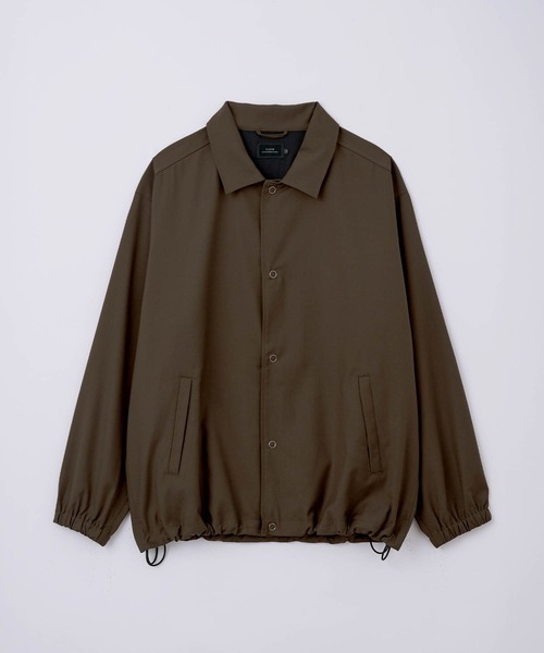 SLICK(スリック)の「【SLICK/スリック】T/R Gabardine Stretch Coach Jacket/TRギャバジンストレッチコーチジャケット/セットアップ(ブルゾン・メンズ・ブラック/チャコールグレー/ブラウン・3/1/2)」の14枚目の写真