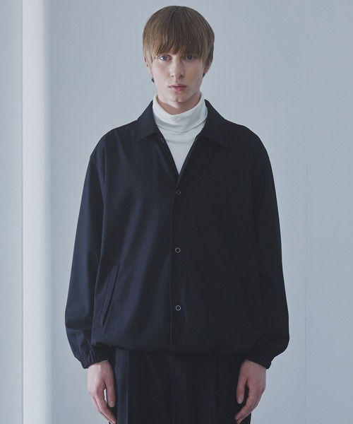 SLICK/スリック】T/R Gabardine Stretch Coach Jacket/TRギャバジン