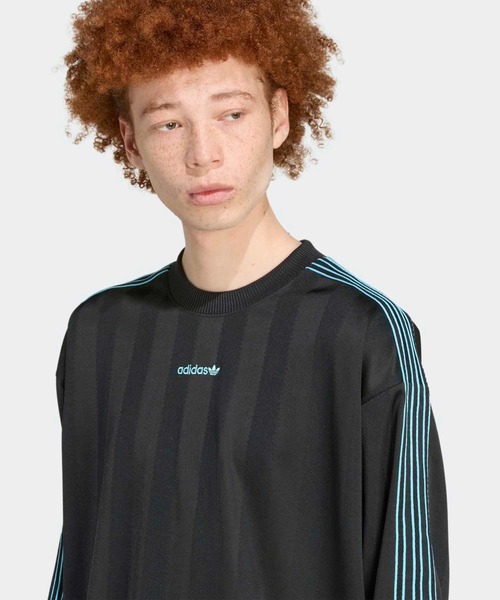 adidas sporty & rich 長袖ジャージー ネイビー S Sporty & Rich x adidas Originals