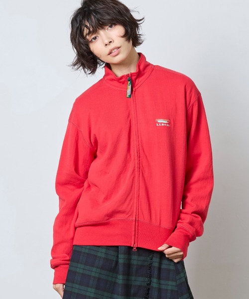 キナシサイクル ブルゾン ハイネック the golf ジップ 赤 ビックロゴ I am I in fact（アイアムアイインファクト）の「LINE JERSEY