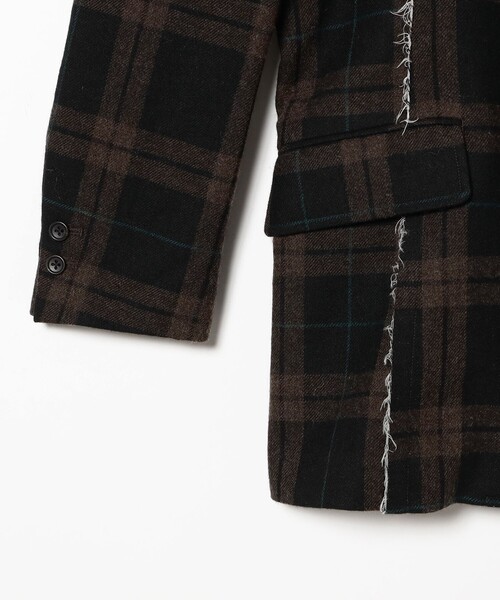 maturely（マチュアリー）の「【2/5再値下げ】リサイクルウール カットオフ ジャケット（テーラードジャケット・レディース・ブラウン/ネイビー・1/0）」の21枚目の写真