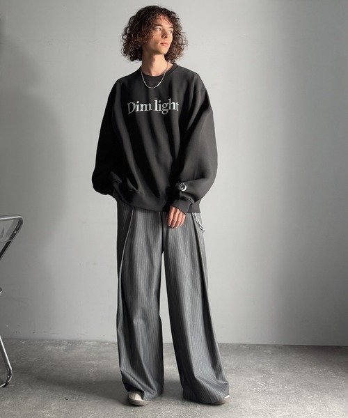 Classical Origin（クラシカルオリジン）の「「暖か素材。」裏起毛ロゴ使いスウェットトレーナー／Brushed Lining Logo Accents Sweatshirt（スウェット・メンズ・ネイビー/杢グレー/ブラック・SMALL/MEDIUM/LARGE）」の16枚目の写真