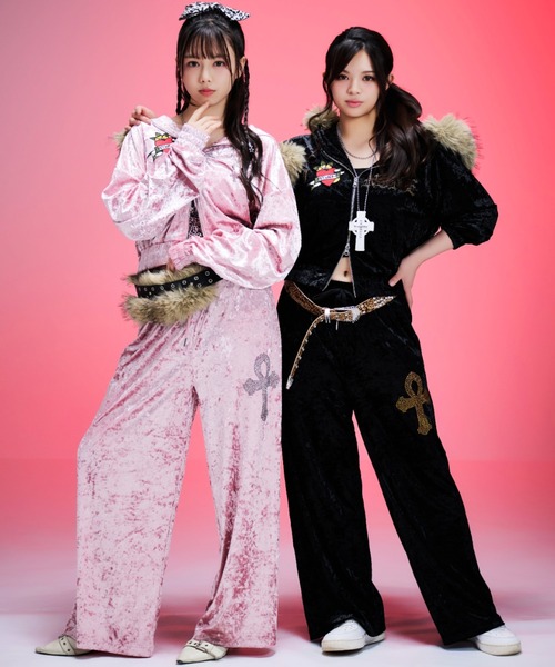 A'GEM/9 × .kom 『A'GEM/9/エージェムナイン』 Ed Hardy ベロア