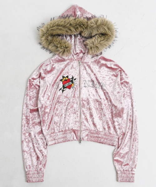 A'GEM/9 × .kom 『A'GEM/9/エージェムナイン』 Ed Hardy ベロア