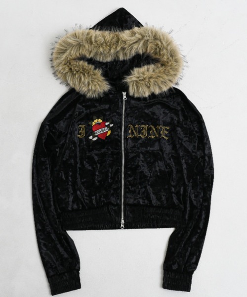 A'GEM/9 × .kom 『A'GEM/9/エージェムナイン』 Ed Hardy ベロア