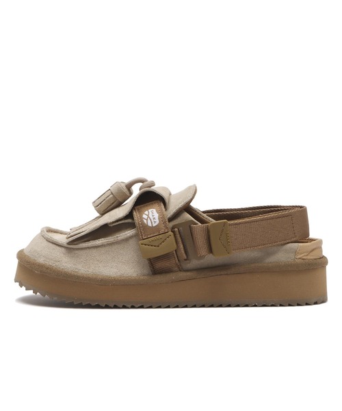 SHAKA(シャカ)の「MOC MULE TASSEL SUEDE SK-296(サンダル・メンズ・ベージュ・4/5/6/7)」の1枚目の写真