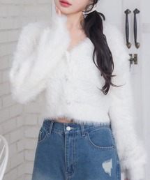 ems excite | キラキラシャギーカーデ(カーディガン/ボレロ)