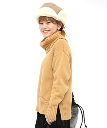 mystic | 【mystic】オフタートルニット(ニット/セーター)